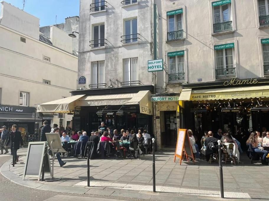 Joli Studio Boheme Sous Les Toits De Paris Exterior foto